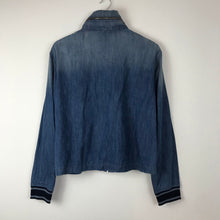 Load image into Gallery viewer, Diesel Womens Vintage Zip Up Denim Jacket | L UK14 | Blue
