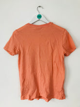 Load image into Gallery viewer, Adidas Women’s Original Logo T-Shirt Top | UK12 | Peach Orange
