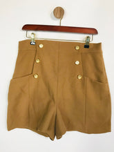 Load image into Gallery viewer, Zara Women&#39;s Smart Shorts NWT | L UK14 | Brown
