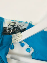 Load image into Gallery viewer, Gado Gado Women’s Bodycon Dress | S UK8 | Blue
