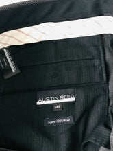Load image into Gallery viewer, Austin Reed Men’s Wool Suit Trousers | 34R | Grey
