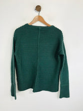 Load image into Gallery viewer, Jigsaw Women&#39;s Wool Ribbed Jumper | S UK8 | Green

