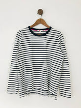 Load image into Gallery viewer, Boden Women&#39;s Striped, Long Sleeve T-Shirt | UK14 | White

