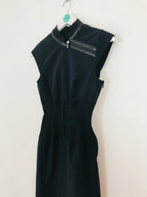 Load image into Gallery viewer, Karen Millen Women’s Mandarin Corset Bodycon Dress | UK8 | Black
