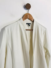 Load image into Gallery viewer, Eileen Fisher Women&#39;s Long Stretch Blazer Jacket | L UK14 | White
