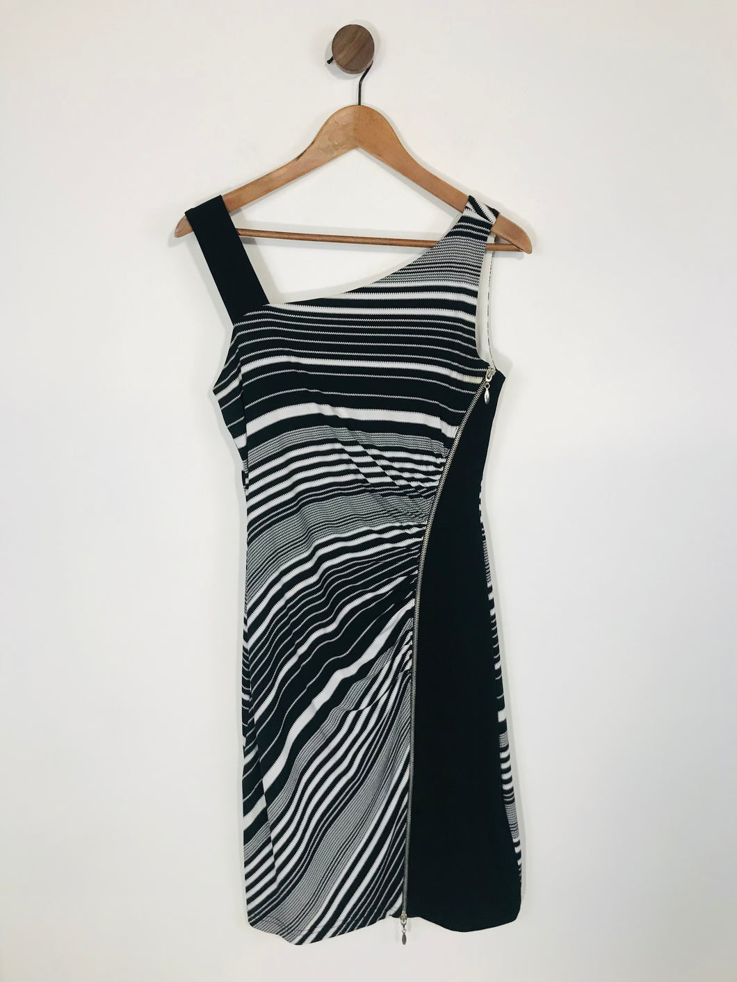 Joseph Ribkoff Women's Striped Shift Dress | UK10 | Black