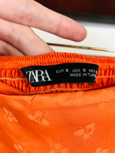 Load image into Gallery viewer, Zara Women&#39;s Wrap Bandeau Tank Top | S UK8 | Orange
