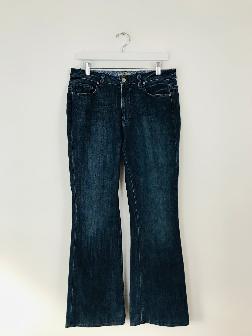 Paige Women’s Flare Bell Bottom Jeans | 30 UK10 | Blue