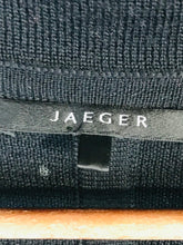 Load image into Gallery viewer, Jaeger Women&#39;s Wool Cardigan | L UK14 | Black
