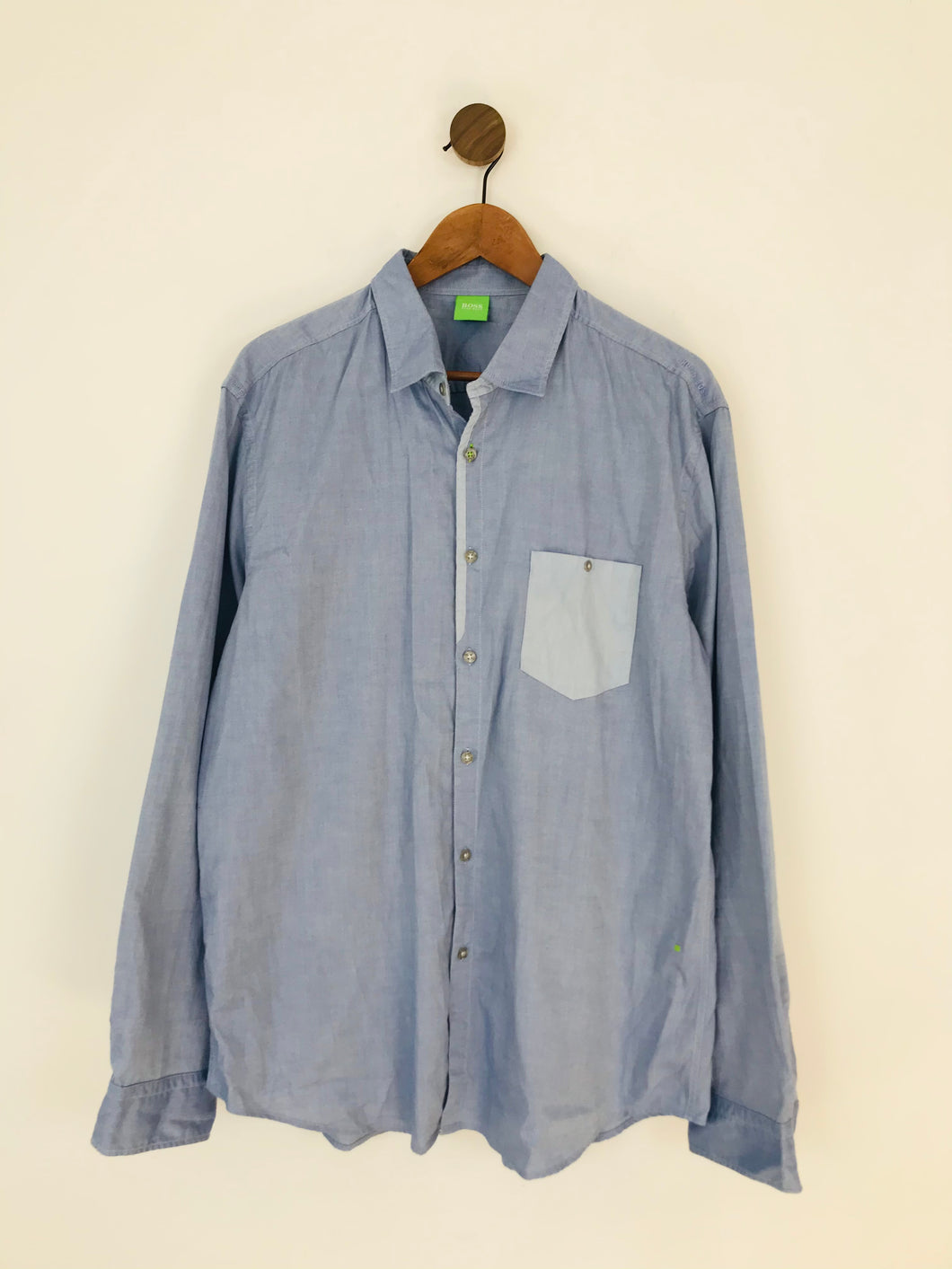 Hugo Boss Men’s Button Up Shirt | XXL | Blue