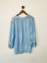 Load image into Gallery viewer, Hush Women&#39;s Satin Blouse | UK12 | Blue
