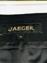 Load image into Gallery viewer, Jaeger Women&#39;s Smart Midi Skirt | UK16 | Black
