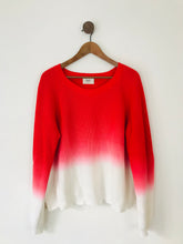 Load image into Gallery viewer, Hush Women’s Ombre Oversized Knit Jumper | XL UK16 | Red Pink
