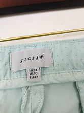 Load image into Gallery viewer, Jigsaw Women&#39;s Chinos Trousers | UK14 | Blue

