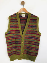 Load image into Gallery viewer, Shetland McAdam Women&#39;s Wool Vintage Fair Isle Sweater Vest | XL UK16 | Multicoloured
