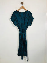 Load image into Gallery viewer, Jigsaw Women&#39;s Silk Smart Shift Dress | UK10 | Blue
