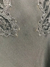 Load image into Gallery viewer, Betsy Johnson Women&#39;s Silk Lace Midi Dress | UK12 | Black

