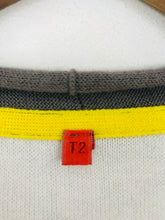 Load image into Gallery viewer, Miss Captain Women&#39;s Colour Block Long Cardigan | T2 UK12 | Grey
