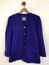 Load image into Gallery viewer, Viyella Women&#39;s Wool Blazer Jacket | UK12 | Purple
