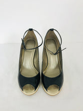 Load image into Gallery viewer, Carvela Women’s Peep Toe Court Heels | 39 UK3 | Black and Beige
