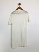 Load image into Gallery viewer, White Stuff Women&#39;s Linen Blend Short Sleeve Cardigan | UK12 | White
