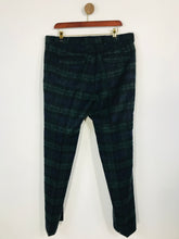 Load image into Gallery viewer, Asos Men&#39;s Lochcarron Tartan Wool Smart Trousers | 36 | Green
