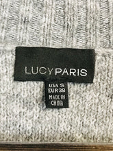 Load image into Gallery viewer, Lucy Paris Women&#39;s Pearl Embellished Jumper | EU38 UK10 | Grey
