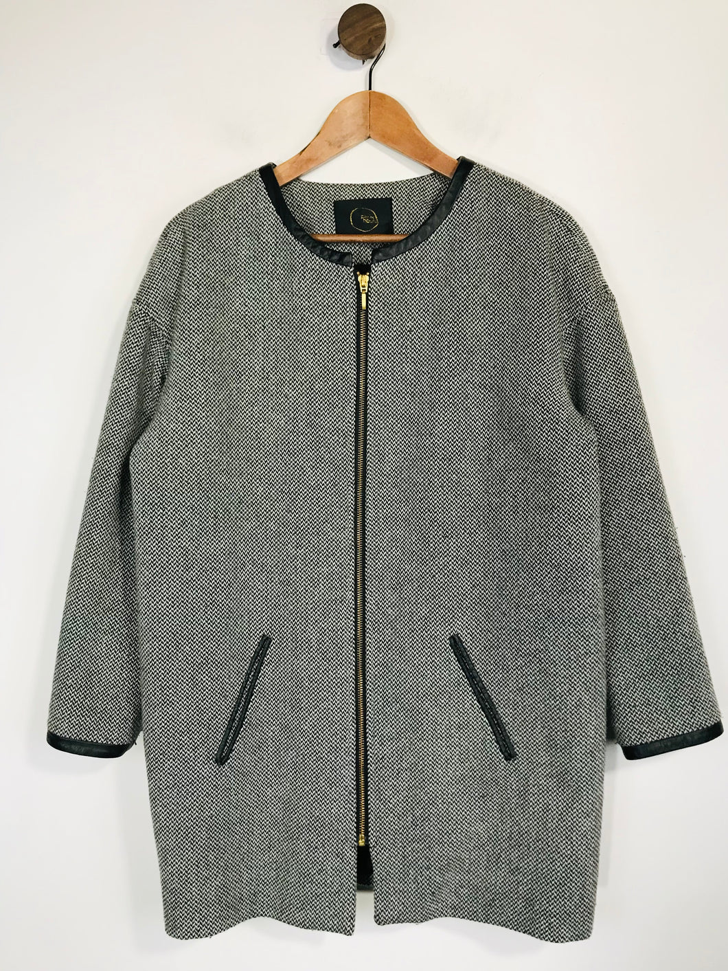 Des Petits Hauts Women's Wool Peacoat Coat | T1 | Multicoloured