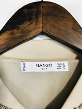 Load image into Gallery viewer, Mango Women&#39;s Sequin Bomber Jacket | S UK8 | Beige
