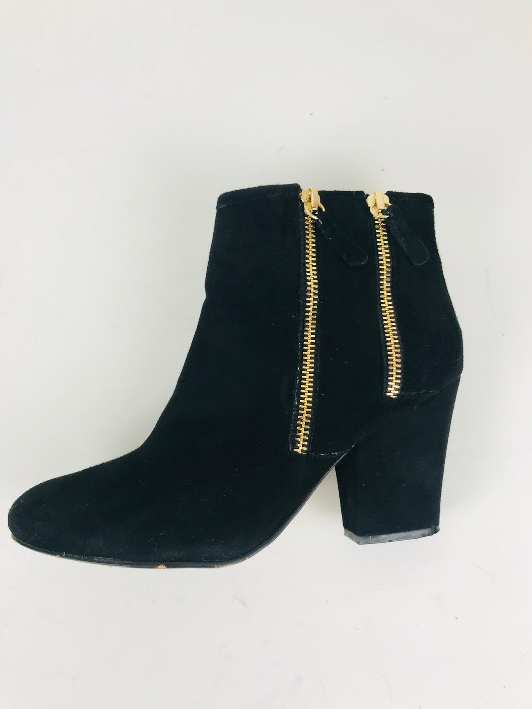 Dune Women's Ankle Heeled Boots | EU37 UK4 | Black