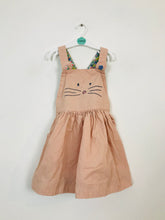 Load image into Gallery viewer, Mini Boden Kids Corduroy Overall Dress | 4-5 Years | Pink
