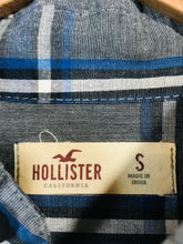 Load image into Gallery viewer, Hollister Men&#39;s Check Button-Up Shirt | S  | Grey
