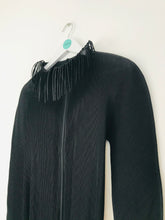Load image into Gallery viewer, Issey Miyake Pleats Please Pleated Fringe Shirt | 4 | Black
