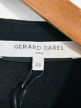 Load image into Gallery viewer, Gerard Darel Women&#39;s Smart Bell Sleeve Shift Dress | EU46 UK18 | Black
