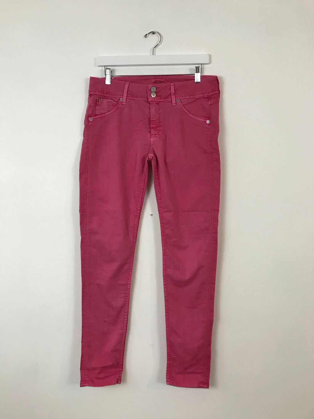 Hudson Womens Midrise Pink Skinny Jeans | 29 ~ UK10-12 | Pink