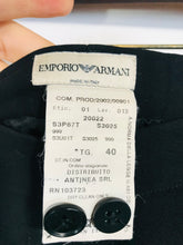 Load image into Gallery viewer, Emporio Armani Women&#39;s Smart Trousers | IT40 UK8 | Black
