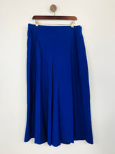 Load image into Gallery viewer, John Lewis Women&#39;s Wool Flared Culottes Trousers | UK14  | Blue
