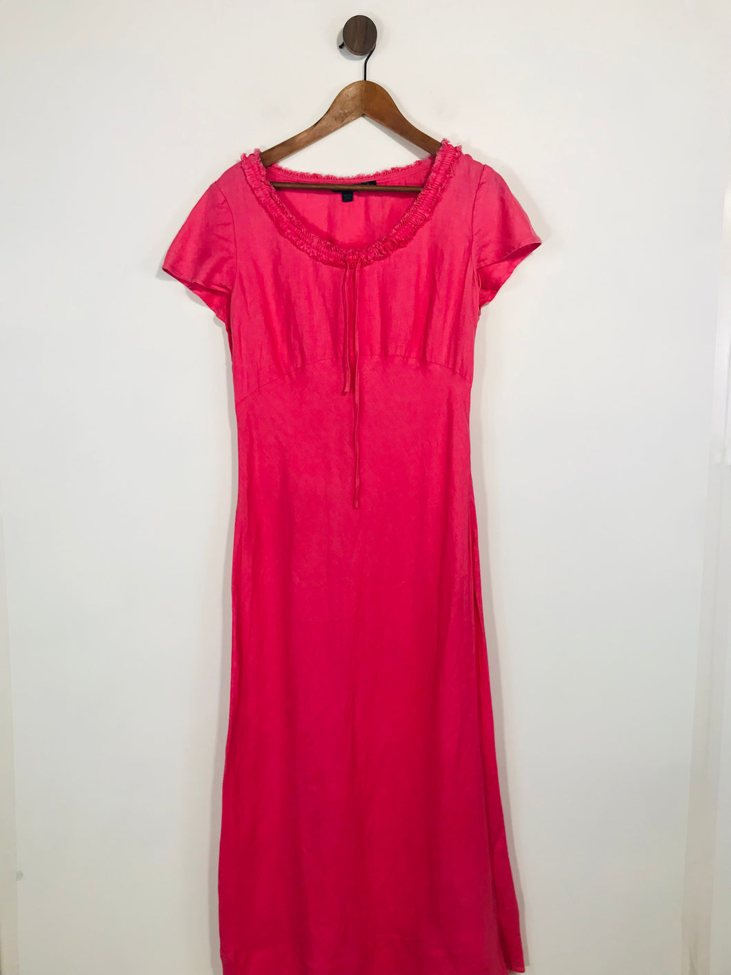 Boden Women's Linen Maxi Dress | UK14 | Pink