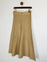 Load image into Gallery viewer, M&amp;S Women&#39;s Knit A-line Midi Skirt NWT | UK12 | Beige
