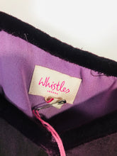 Load image into Gallery viewer, Whistles Women&#39;s Silk Frill Midi Dress NWT | UK16 | Purple
