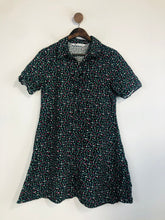 Load image into Gallery viewer, Zara Women&#39;s Floral Shirt Dress | S UK8 | Black
