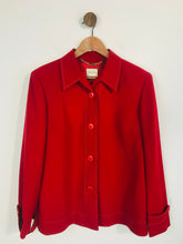 Load image into Gallery viewer, Viyella Women&#39;s Contrast Stitch Blazer Jacket | UK14 | Red
