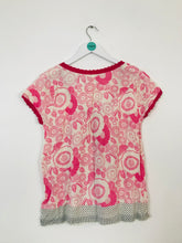 Load image into Gallery viewer, White Stuff Women’s Floral Blouse | UK16 | Pink
