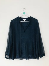 Load image into Gallery viewer, White Label The White Company Women’s Blouse | UK14 | Navy
