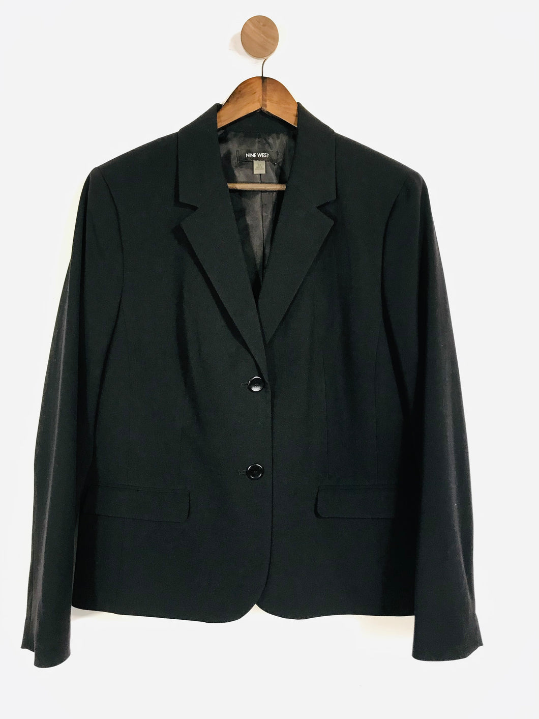Nine West Women's Smart Blazer Jacket | UK14 | Black