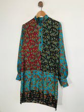 Load image into Gallery viewer, Duro Olowu Women&#39;s Boho Paisley Shift Dress | EU36 UK8 | Multicoloured
