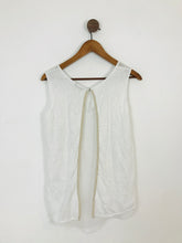 Load image into Gallery viewer, Massimo Dutti Women’s Oversized Crop Tank Top | M UK10-12 | White
