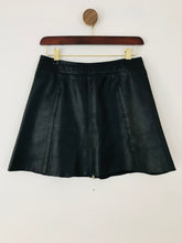 Load image into Gallery viewer, Allsaints Women&#39;s Leather Mini A-Line Skirt | UK10 | Black
