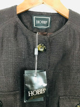 Load image into Gallery viewer, Hobbs Women&#39;s Linen Fitted Blazer Jacket NWT | UK12 | Brown
