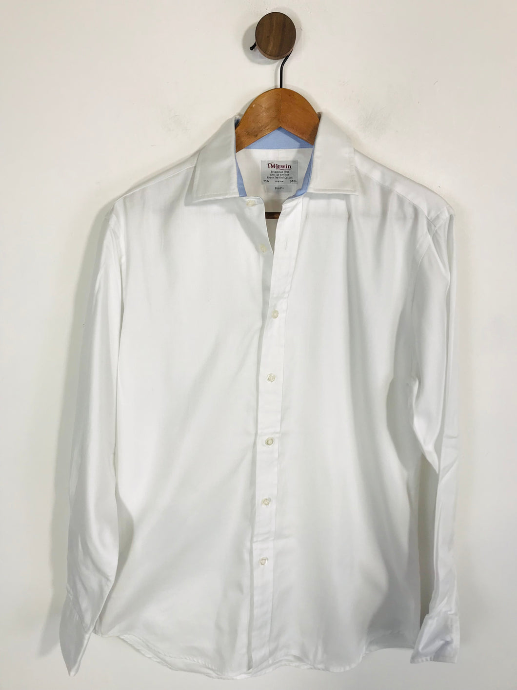 T M Lewin Women's Smart Button-Up Shirt | 15.5 34.5 | White